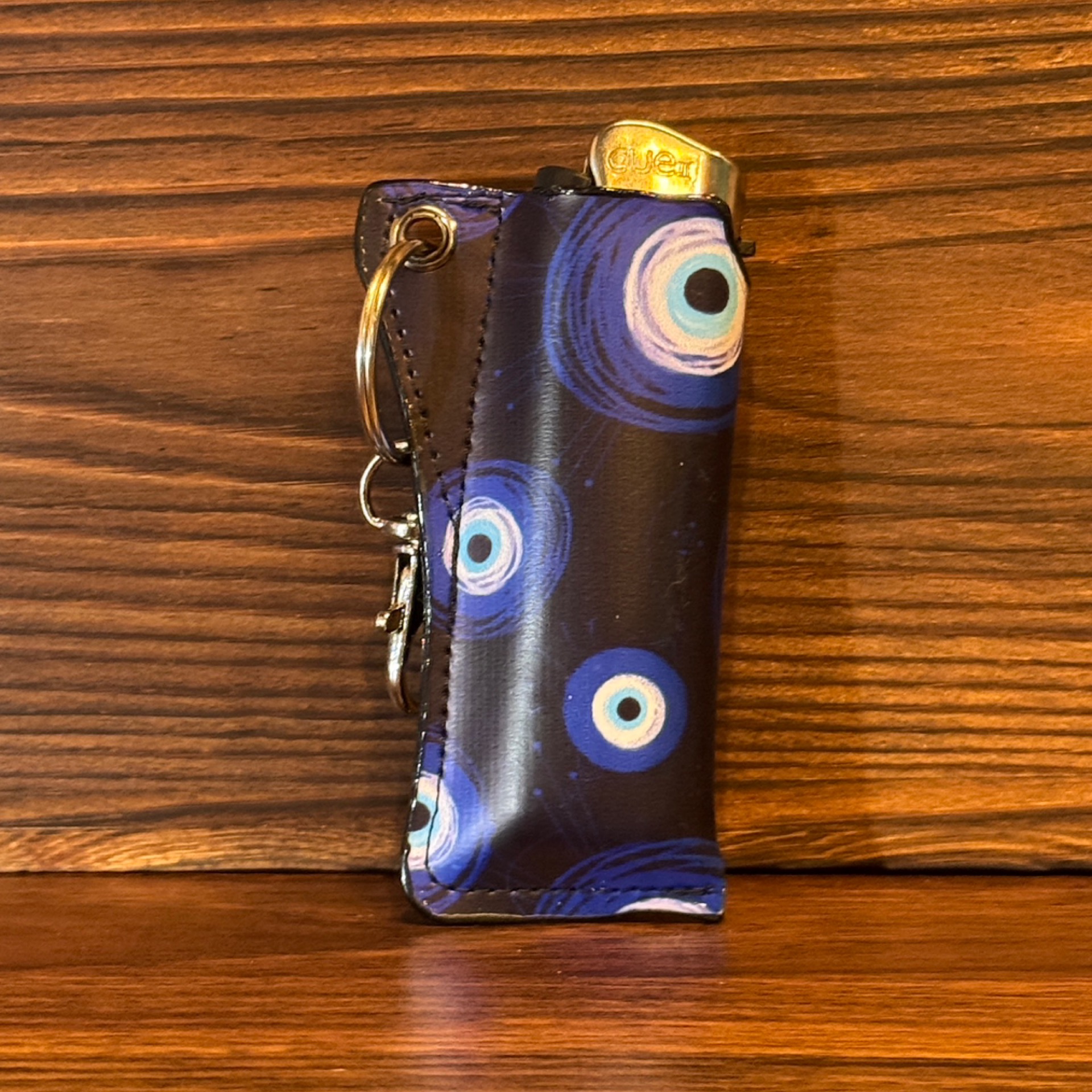 Lighter Holder Keychain Evil Eye
