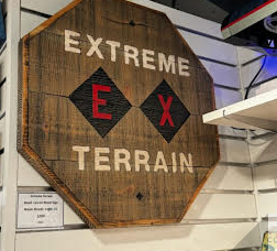 Extreme Terrain Wood Sign