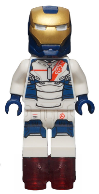 sh0168 Iron Legion - Trans-Neon Orange Head, Helmet with Visor