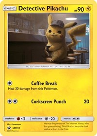 Detective Pikachu - SM190 Promo NM