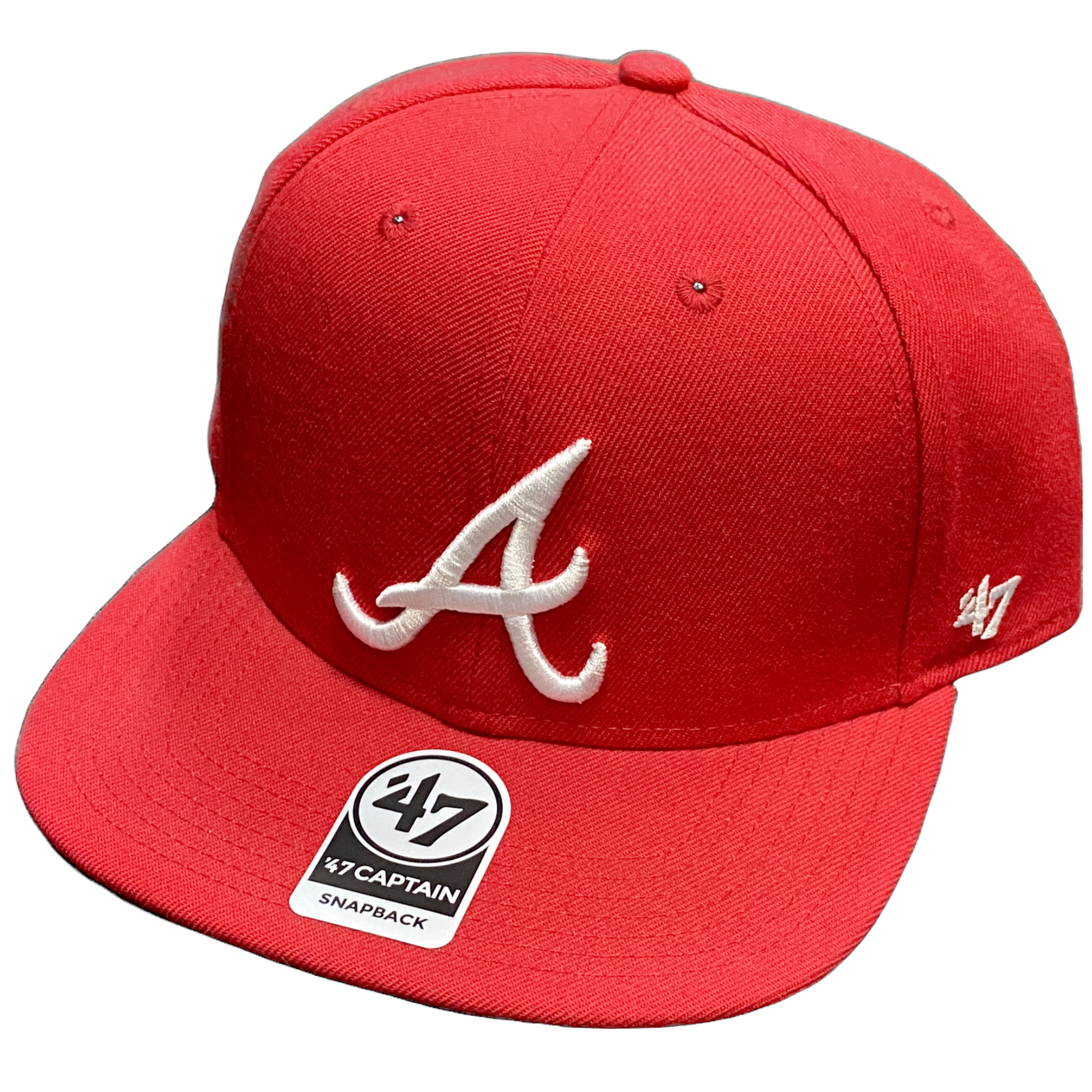 Atlanta Braves Red '47Brand Snapback Hat