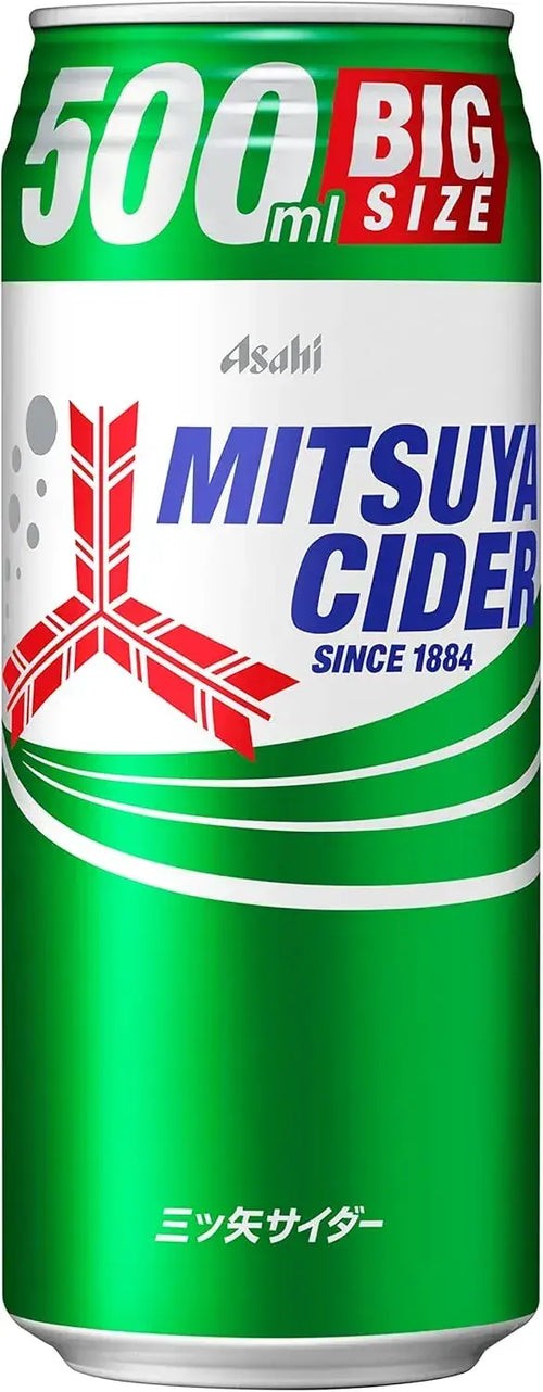Mitsuya Japan Pure Cider Carbonated Drink 500ml 12 Pack