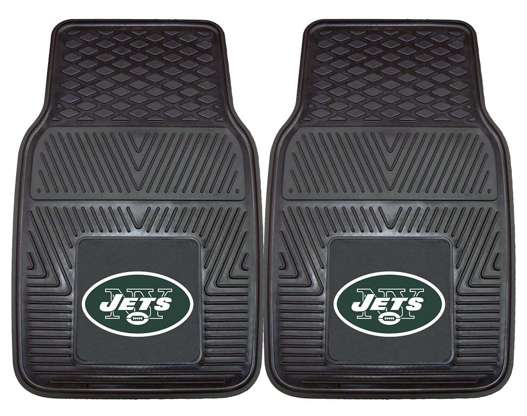 New York Jets Heavy Duty 2 Piece Vinyl Car Mats