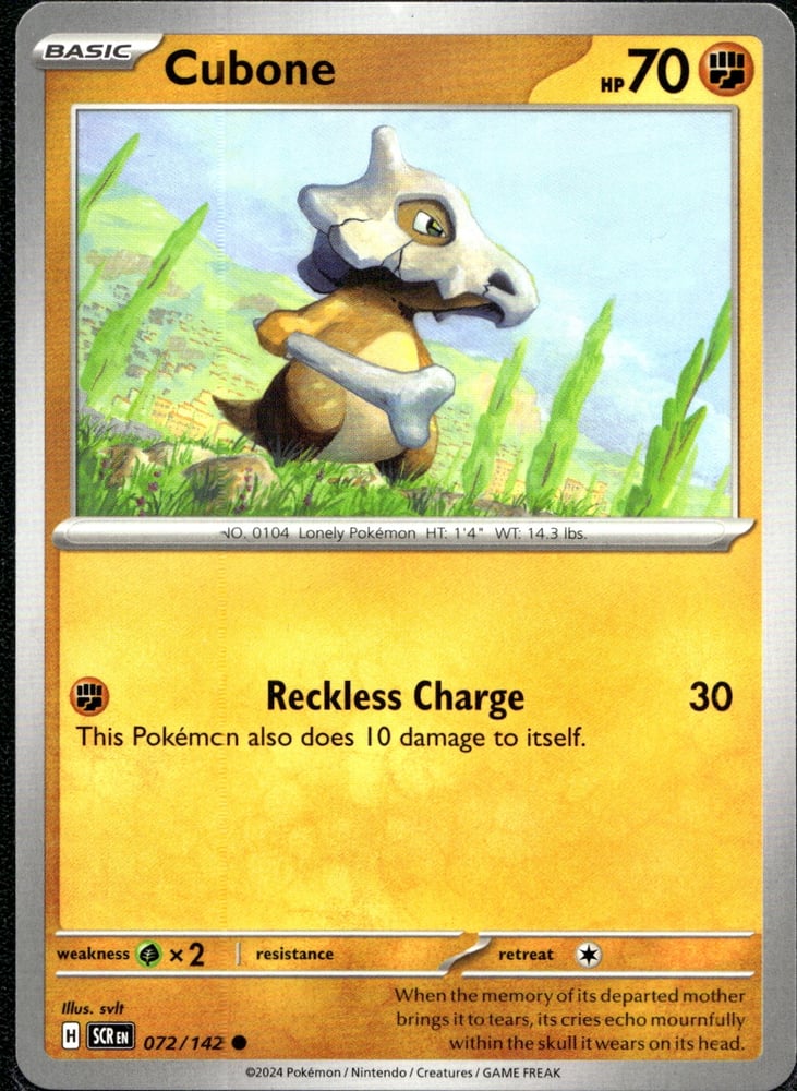 Cubone - SV07 72/142