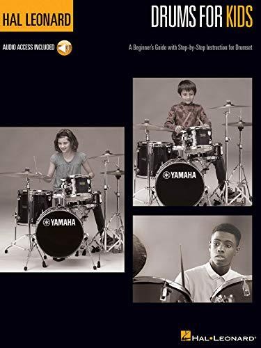 Hal Leonard Drums for Kids A Beginner's Guide with Step-by-Step Instruction for Drumset - Book/Online Audio by Various