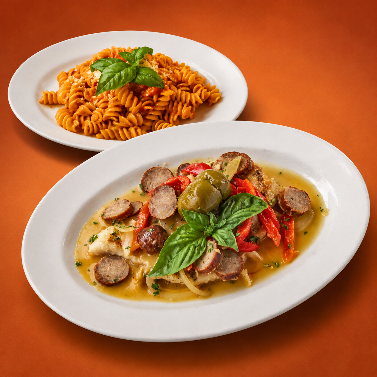 Chicken Scarpariello Platter