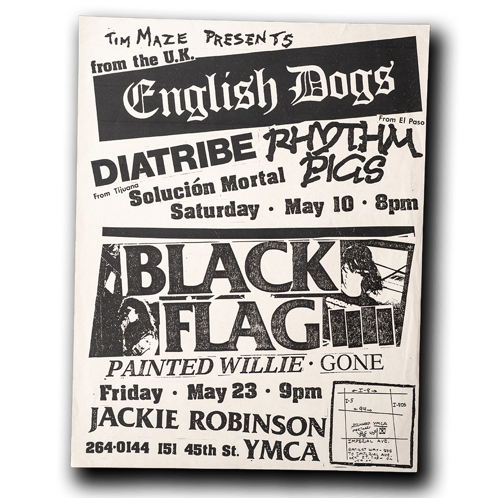 Black Flag -- 1986 [Handbill]