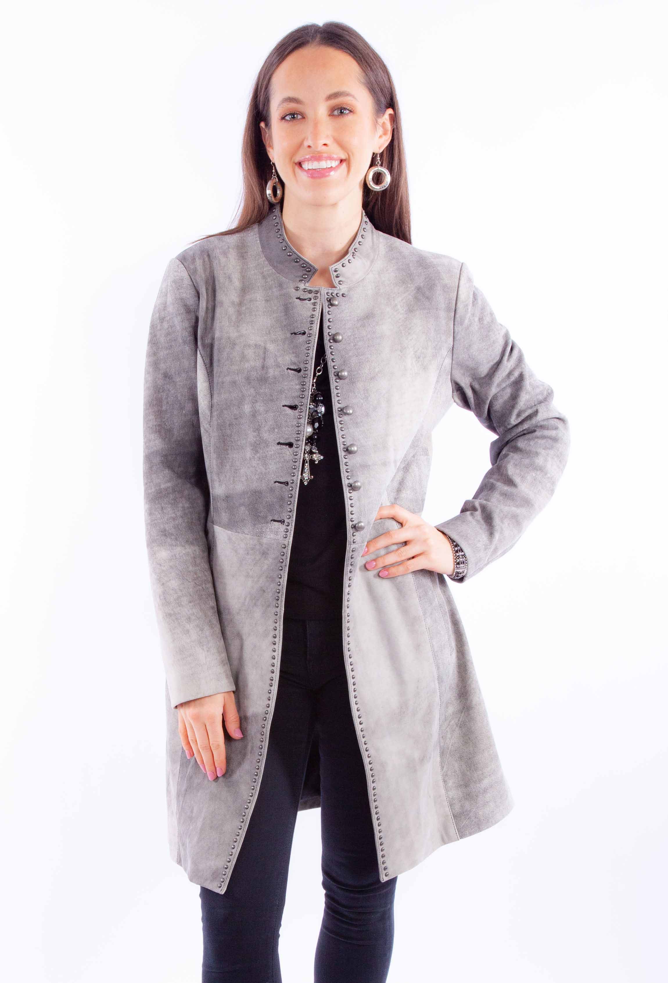 Ladies Front Button Up Jacket