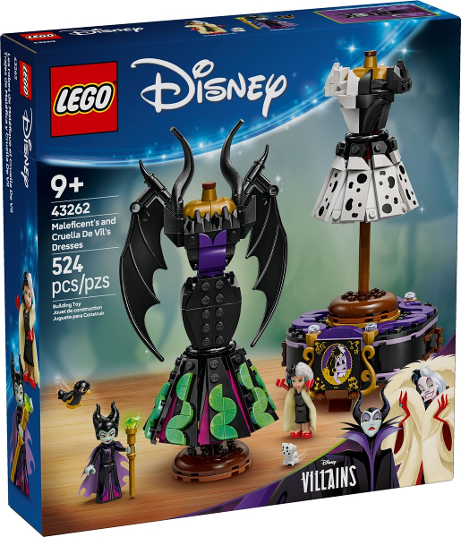 43262 Maleficent's and Cruella De Vil's Dresses