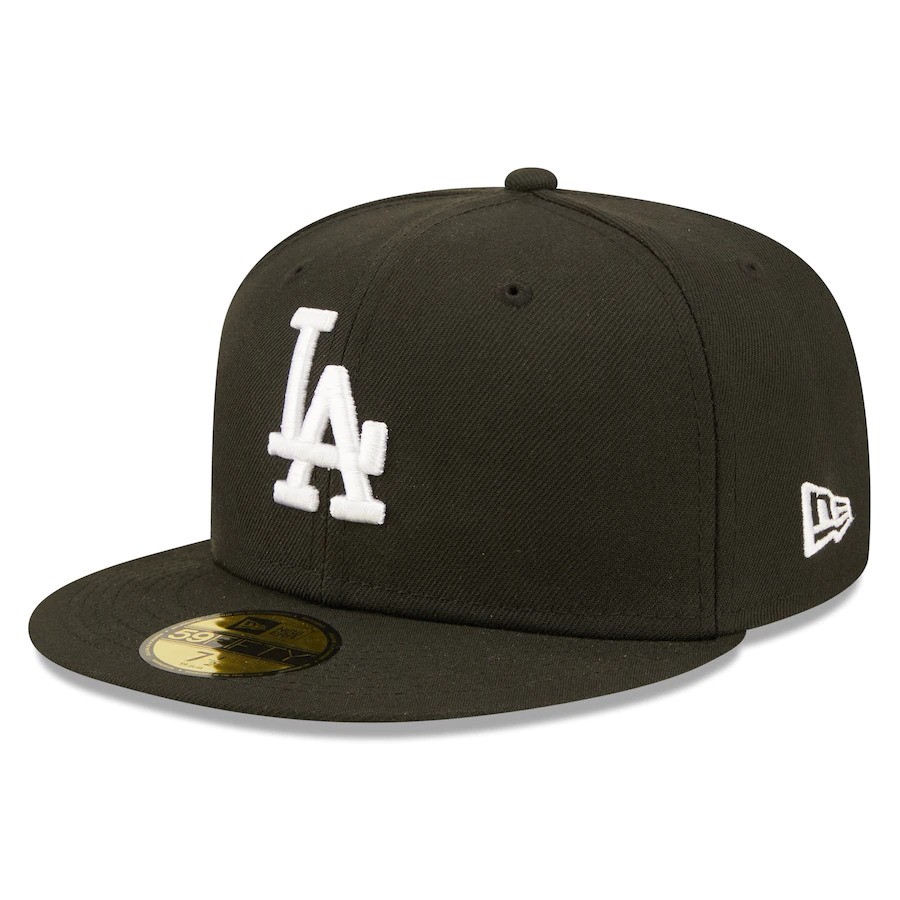 Los Angeles Dodgers Black New Era 59FIFTY Fitted Hat