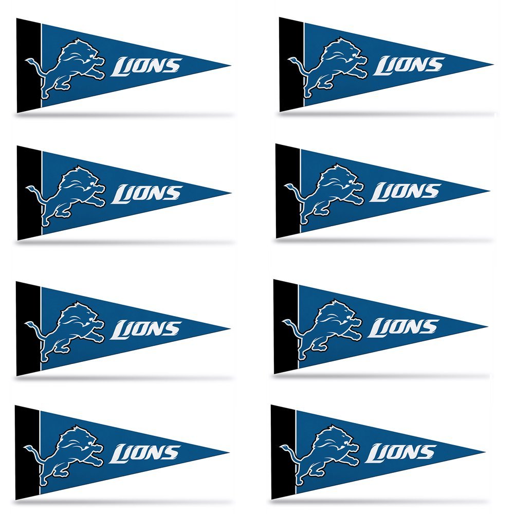 Detroit Lions 8 Piece Mini Pennants Set