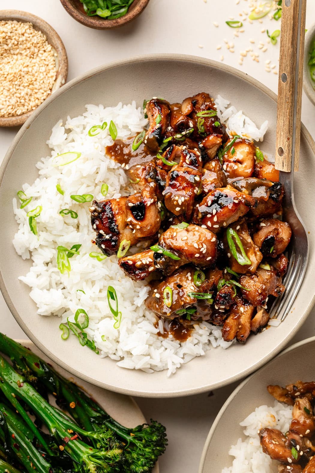 BBQ chicken Over rice