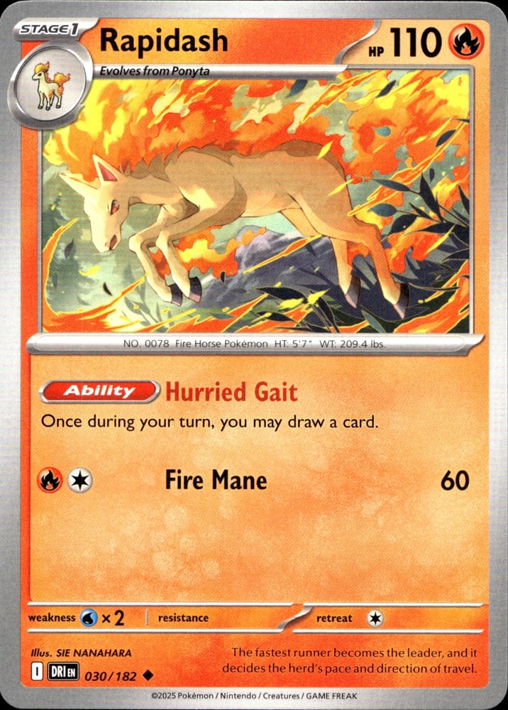 Rapidash - SV10 30/182