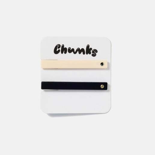 Allie Clips - Cream + Black