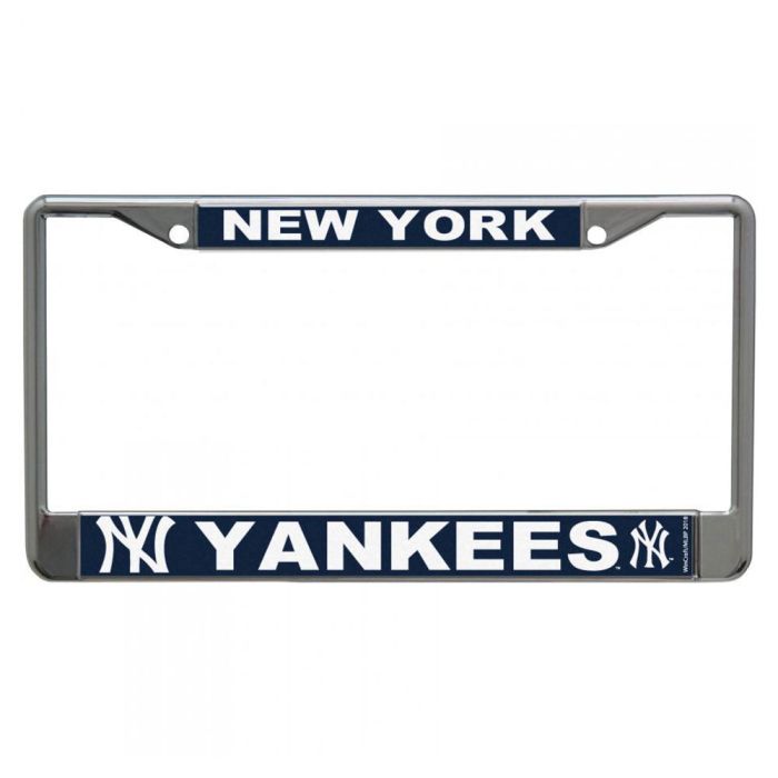 New York Yankees Mega Chrome License Plate Frame