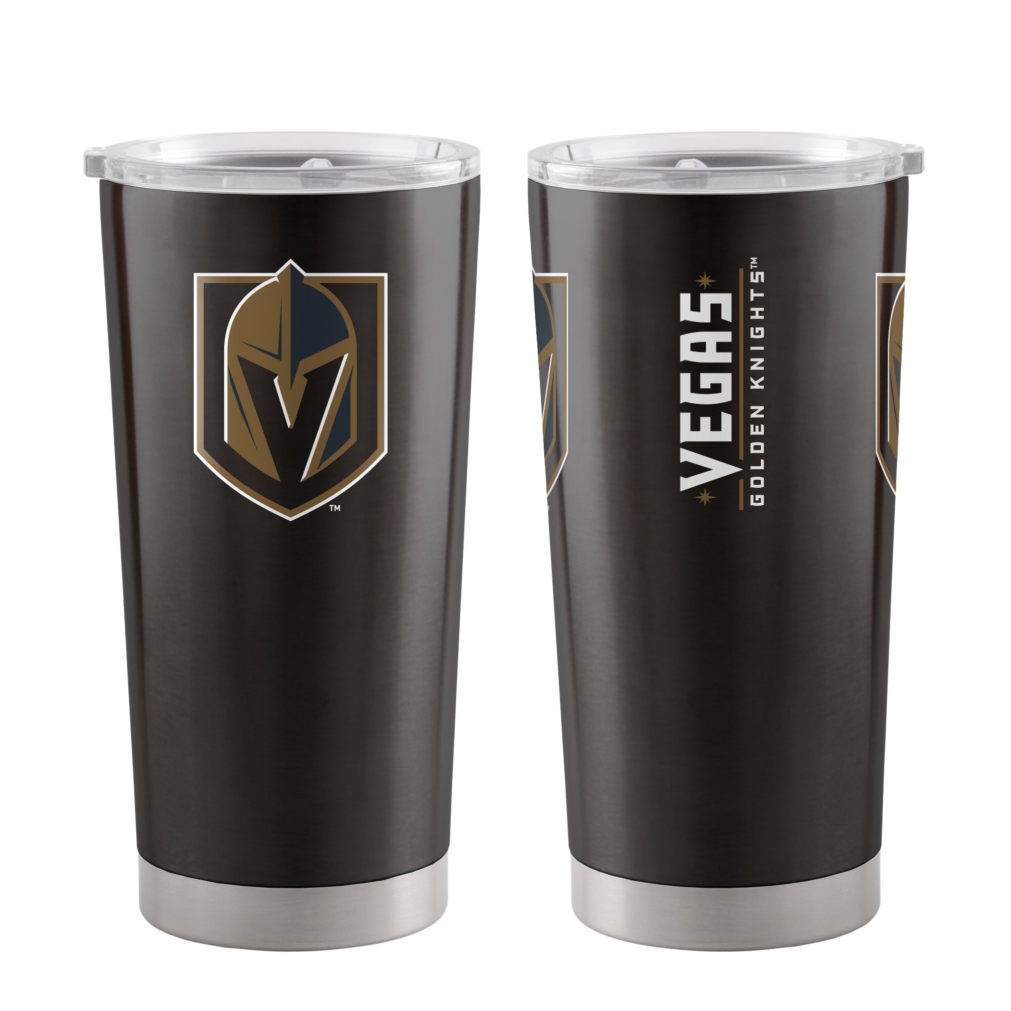 Vegas Golden Knights Travel Tumbler 20oz Ultra Black