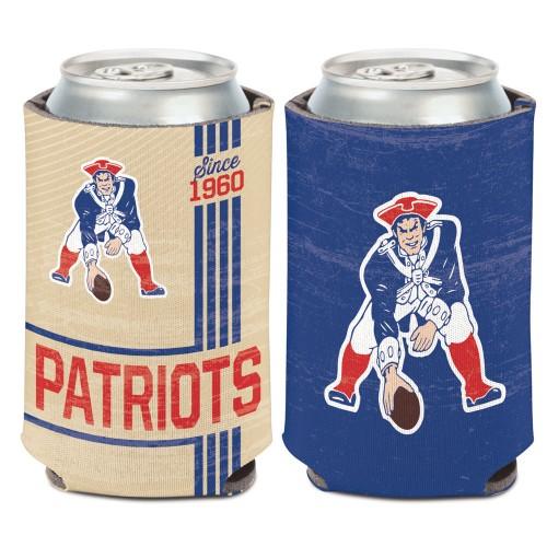 New England Patriots Vintage Can Cooler