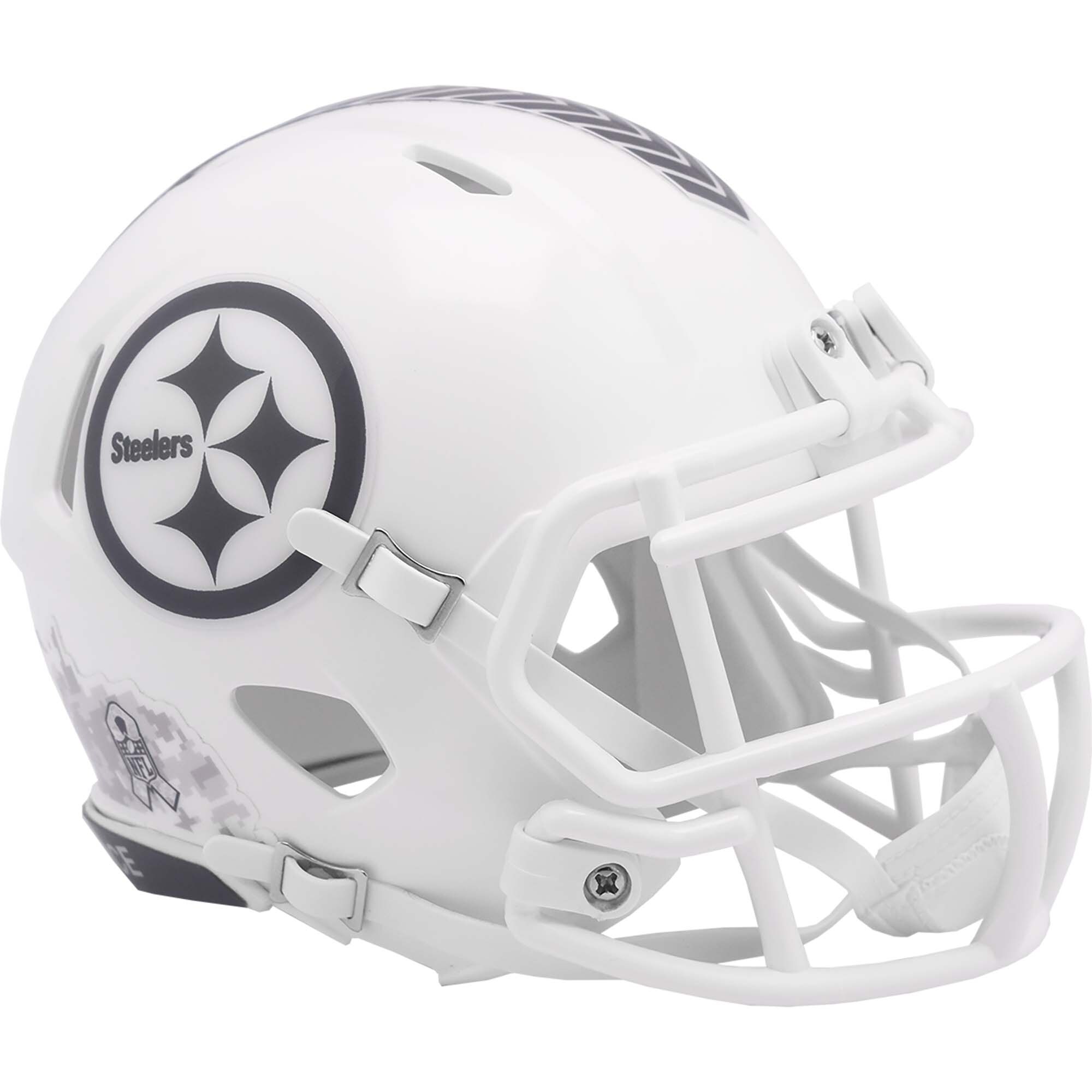 Pittsburgh Steelers 2024 Riddell Salute to Service Speed Mini Helmet