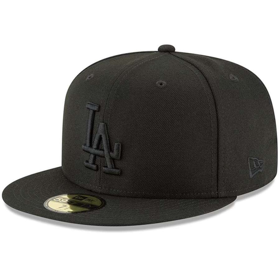 Los Angeles Dodgers Blackout New Era 59FIFTY Fitted Hat
