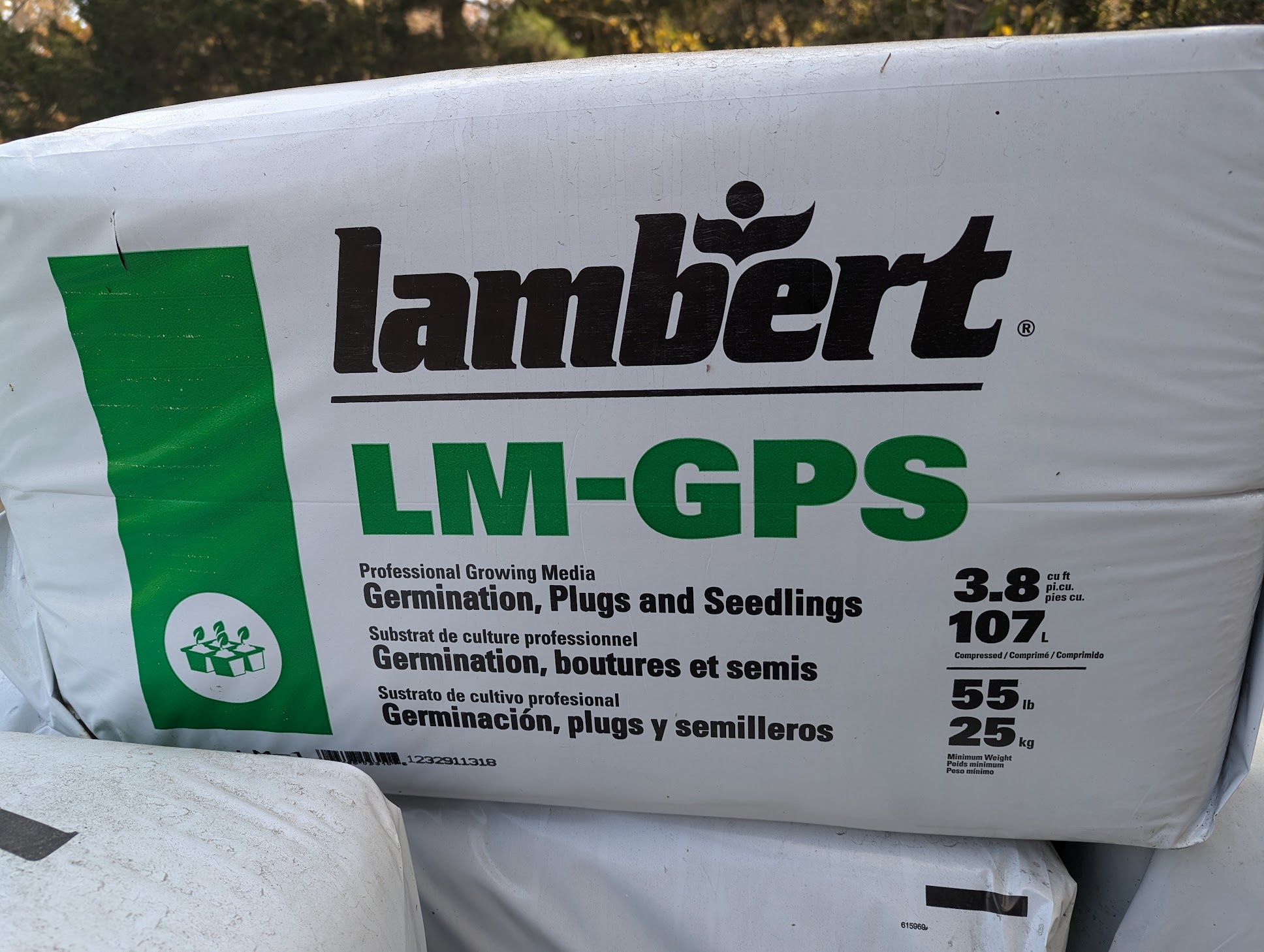 Lambert LM-GPS Germination Mix 3.8 CF compressed
