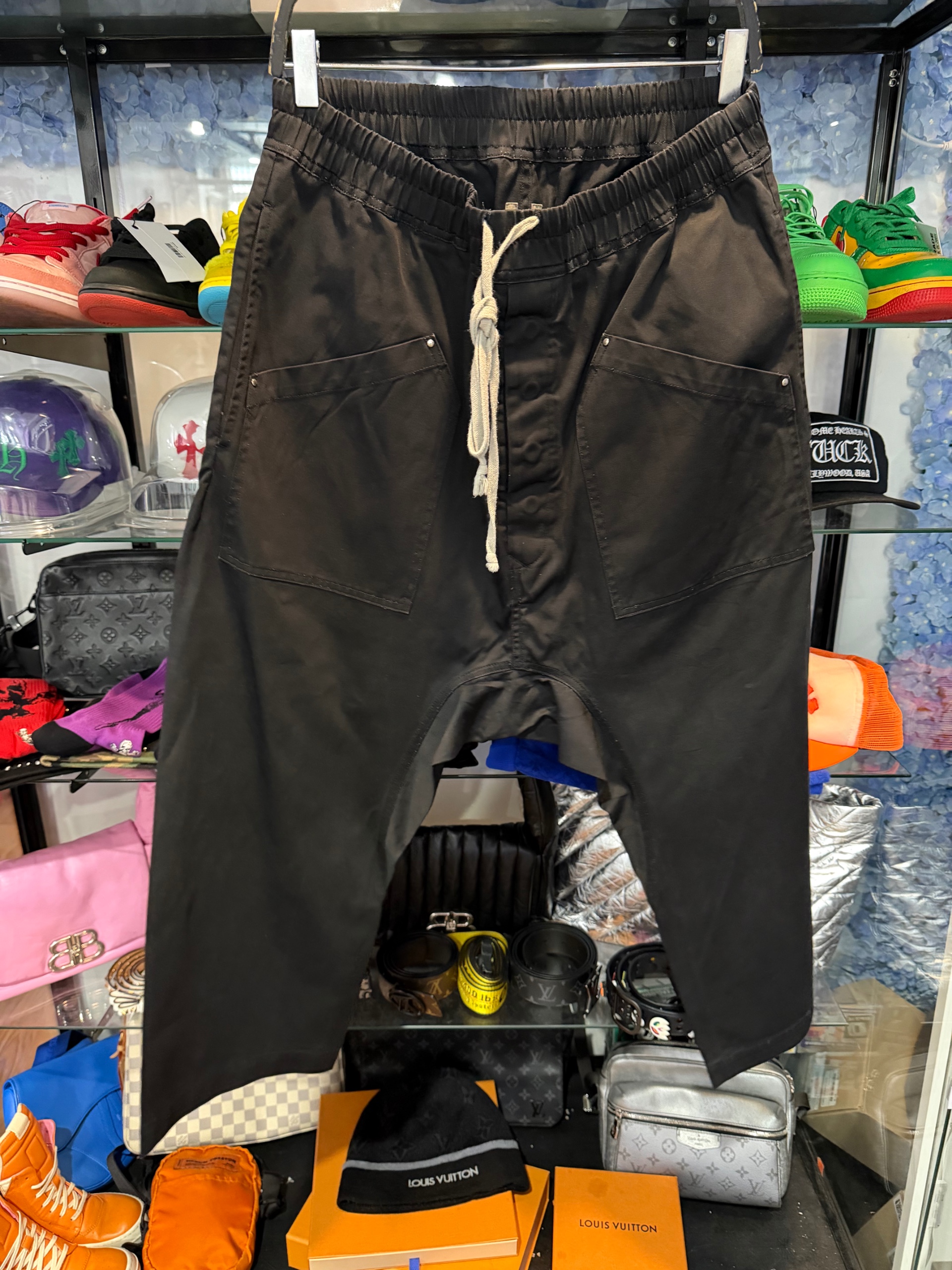 Rick Owens  Cropped Drawstring pants ( USED )