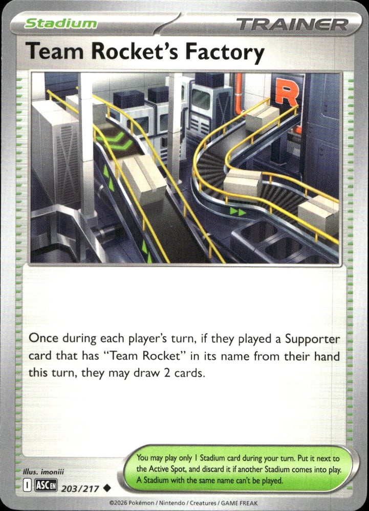 Team Rocket's Factory - ME02.5 203/217
