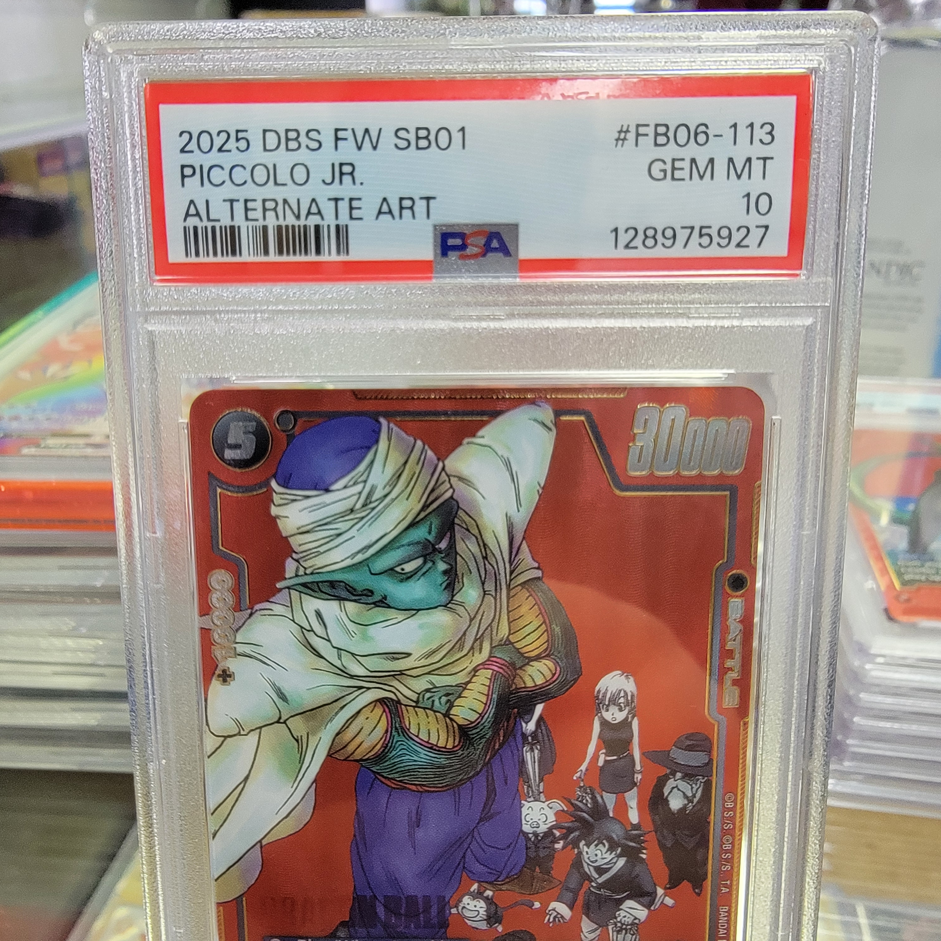 Psa 10 Piccolo Jr FB 06 Alt Art Graded Card