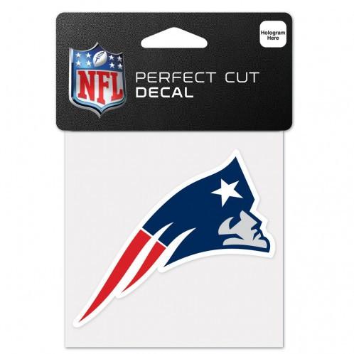 New England Patriots Perfect Cut Decal 4x4"