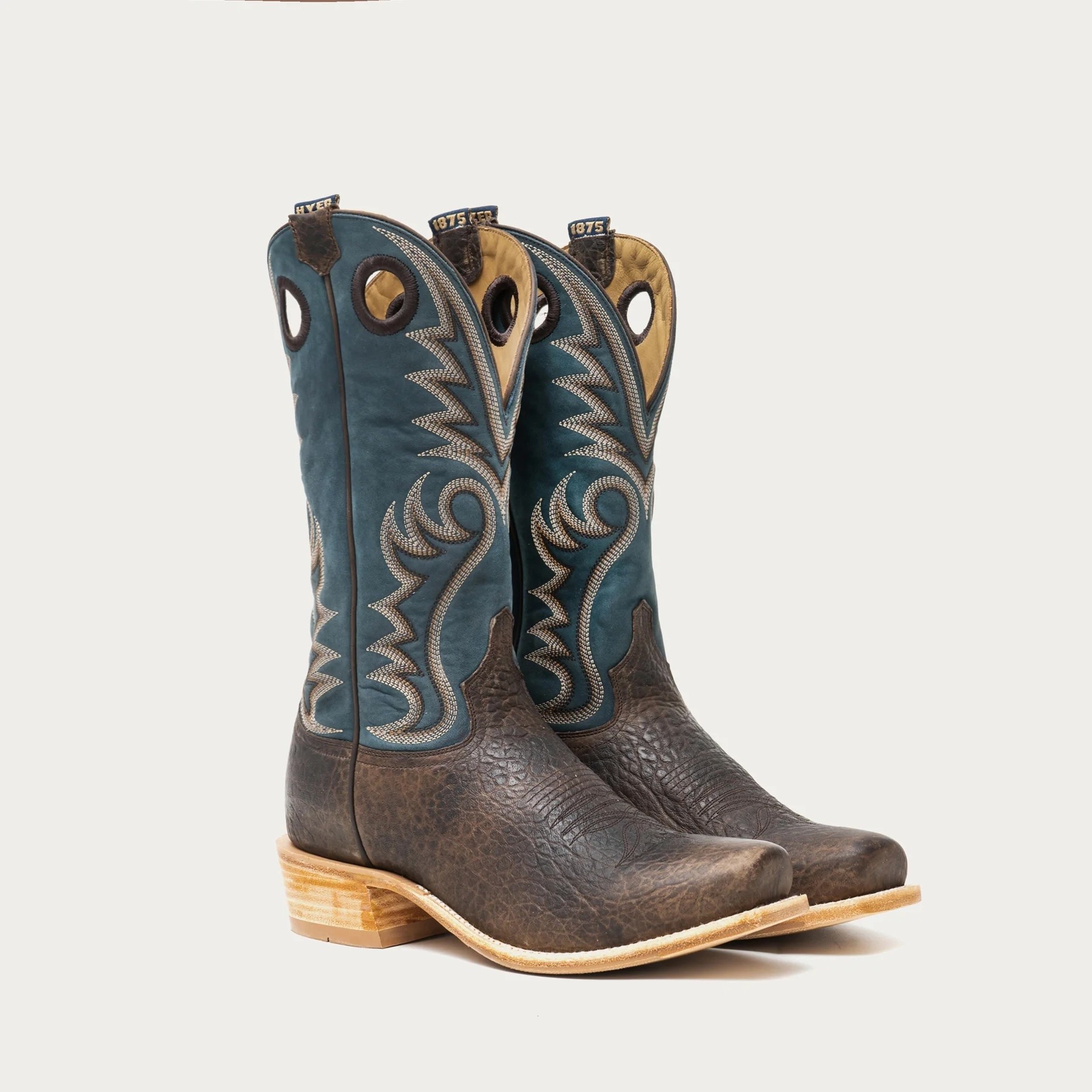 Hyer Boots - McCune Chocolate/Aqua