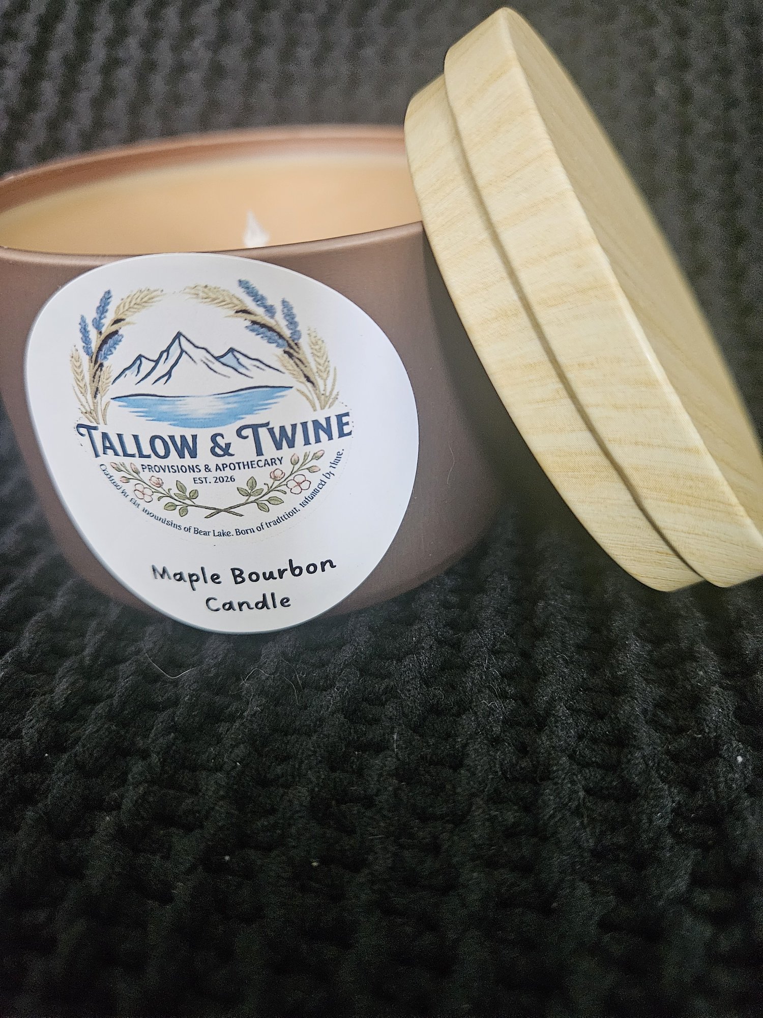 Candle Maple Bourbon