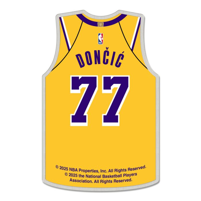 Los Angeles Lakers Luka Doncic #77 Trading Pin