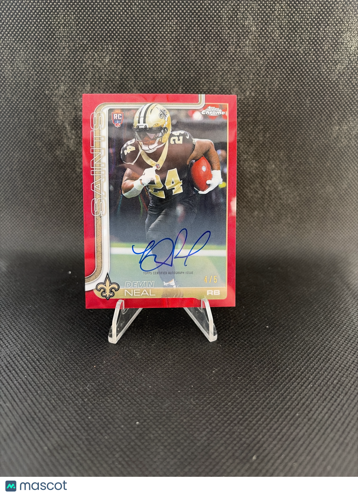 2025 Topps Chrome Devin Neal Red Refractor /5 RC