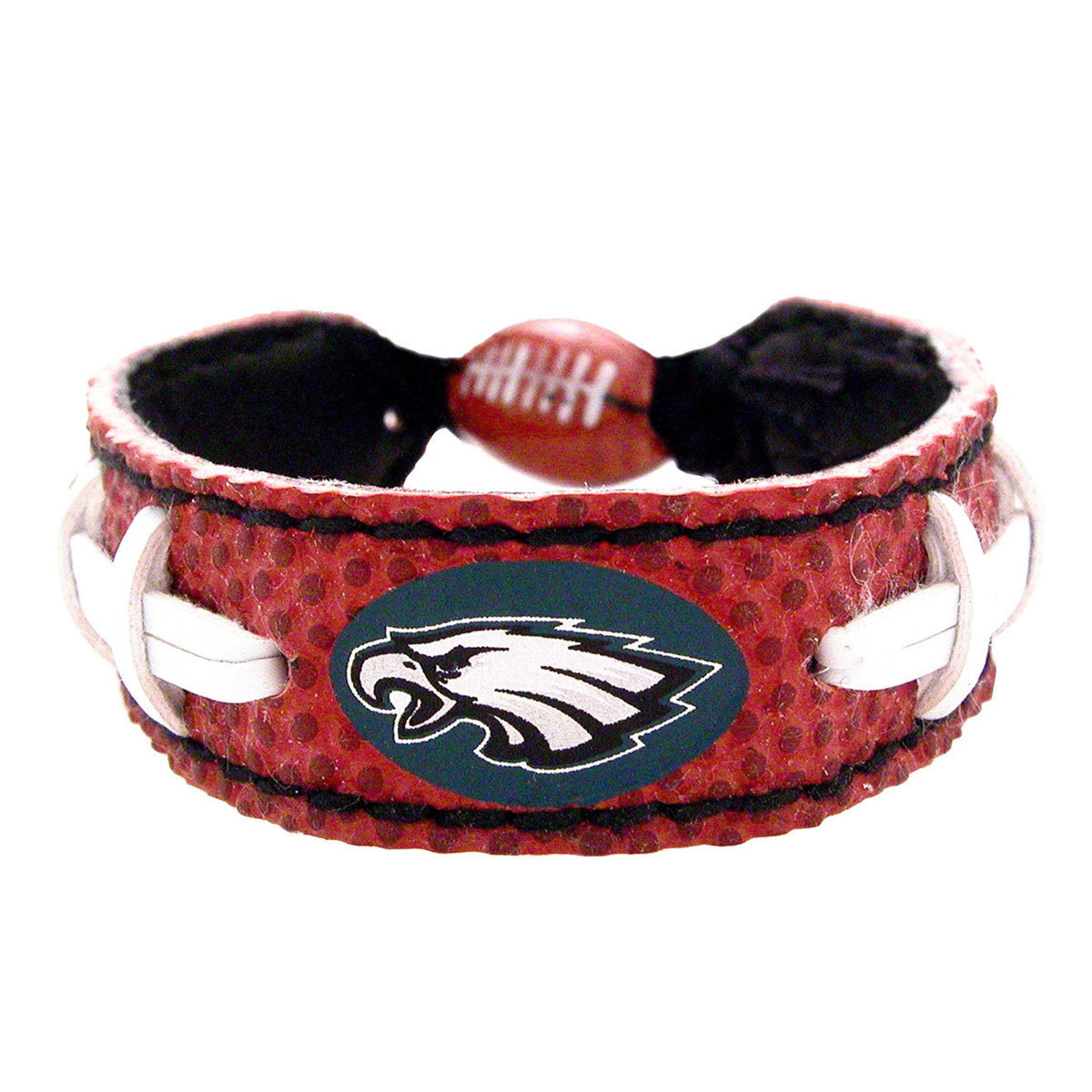 Philadelphia Eagles Leather Football Bracelet
