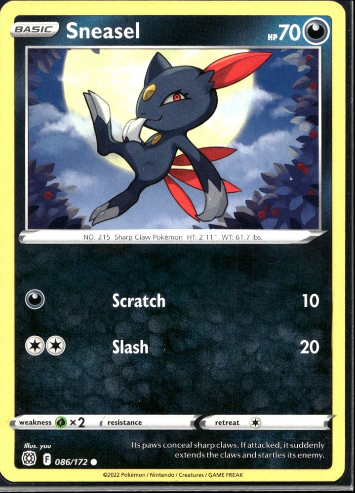 Sneasel - SWSH9 86/172