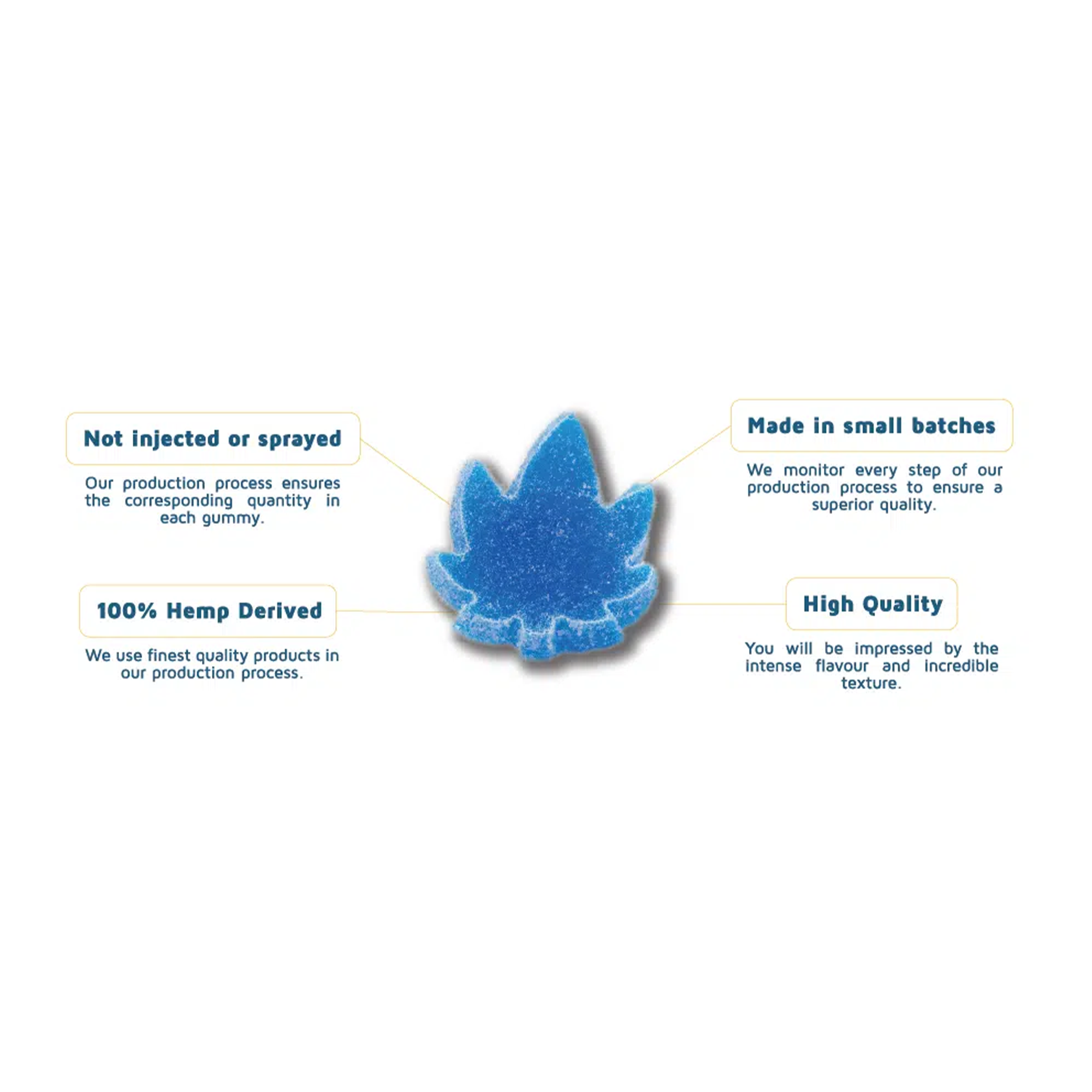 Astria Farm Blueberry Gummies D8 300mg