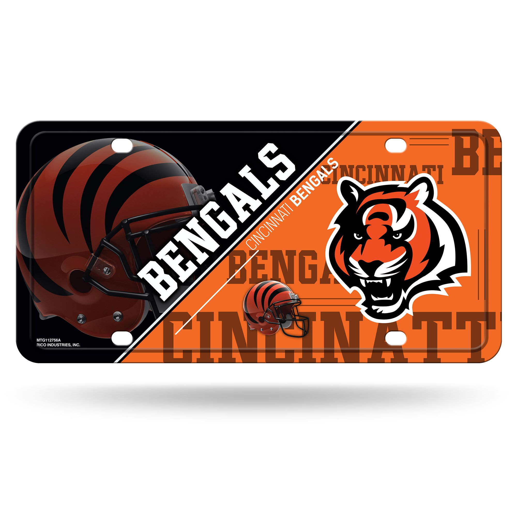 Cincinnati Bengals Metal License Plate