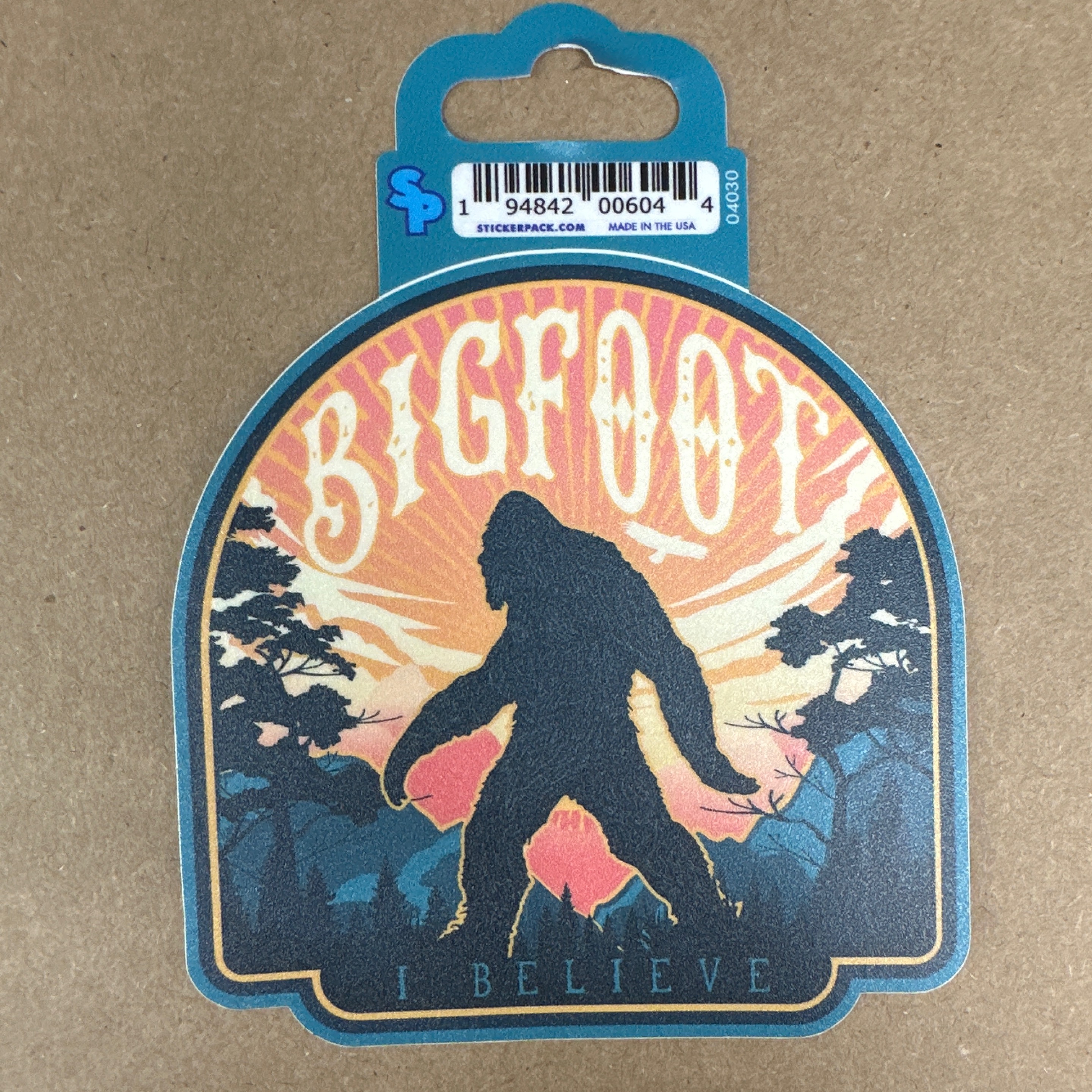 Bigfoot Walking Across