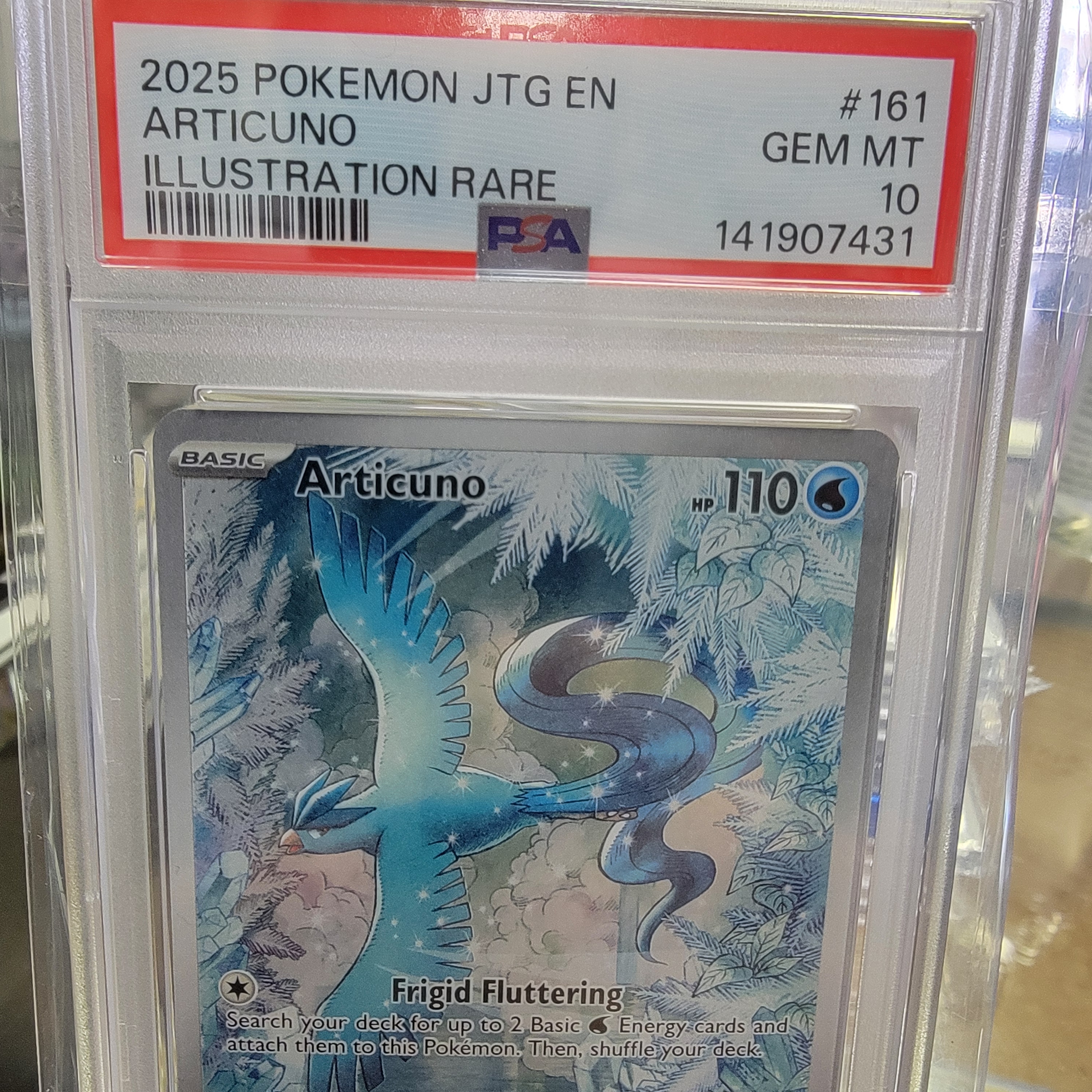 Psa 10 Articuno IR Graded Card