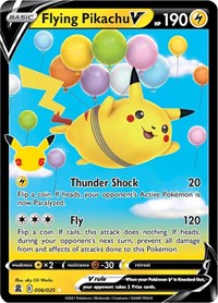 Flying Pikachu V 006/025 Ultra Rare NM