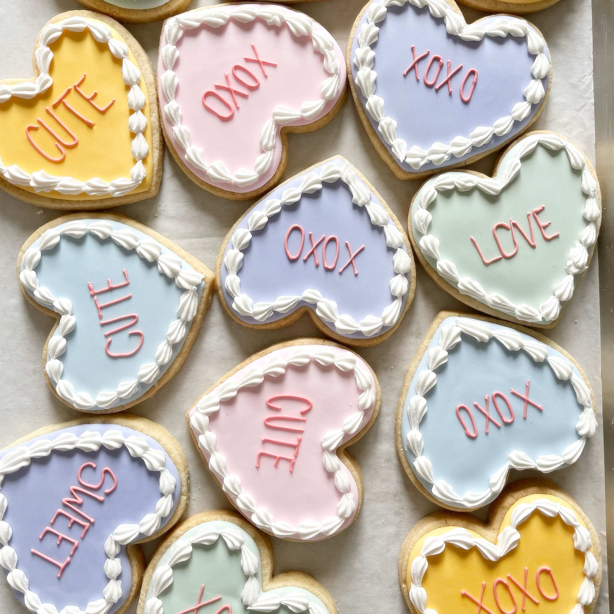 Heart Decorated cookie