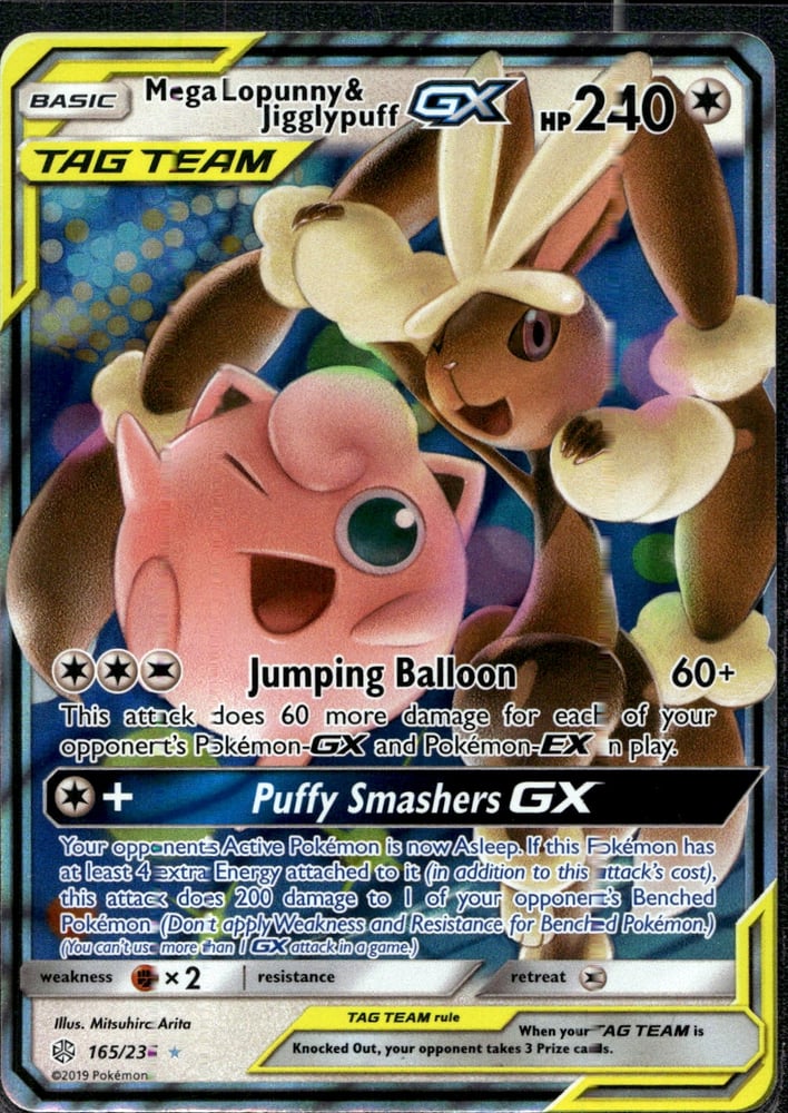 Mega Lopunny & Jigglypuff GX - SM12 165/236