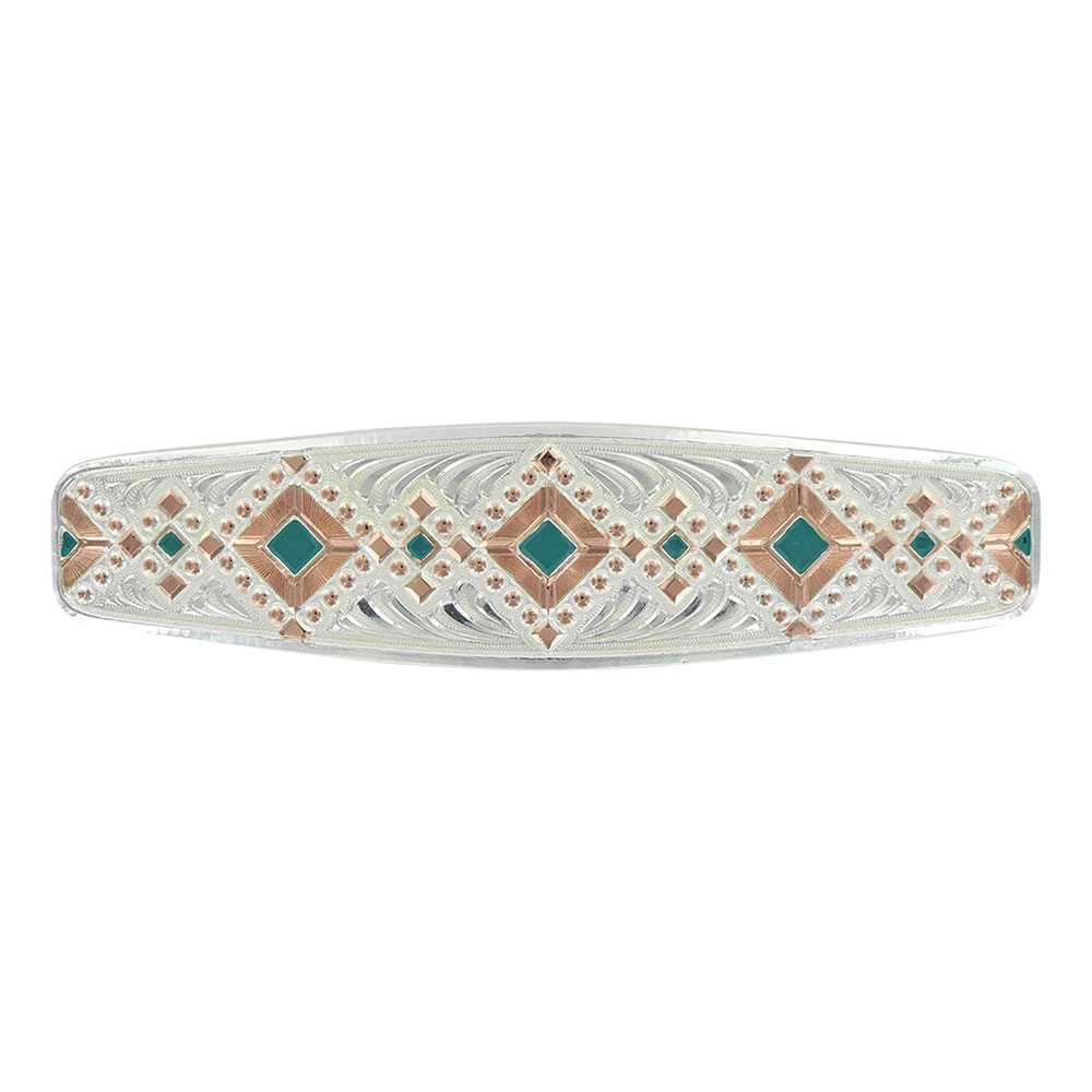 Two Tone Southwestern Beats Barrette