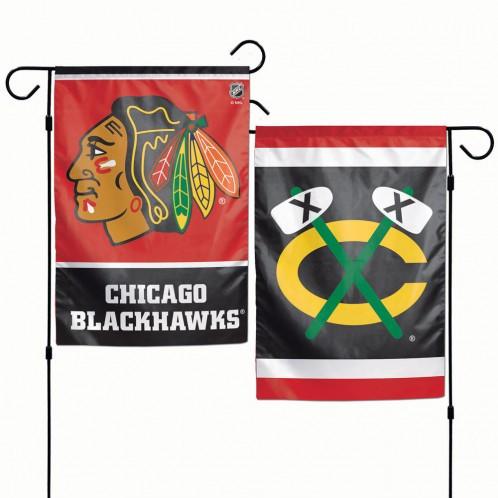 Chicago Blackhawks 2-Sided Garden Flag 12x18"