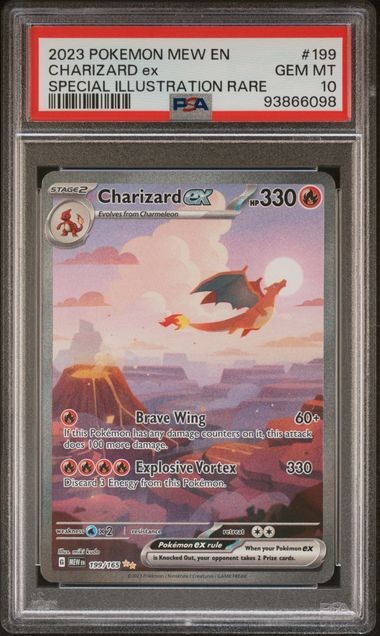 2023 POKEMON MEW EN-151 #199 CHARIZARD ex SPECIAL ILLUSTRATION RARE