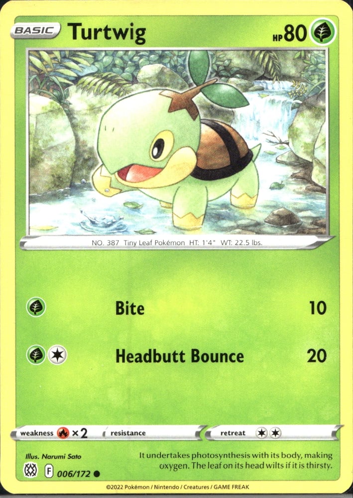 Turtwig - SWSH9 6/172