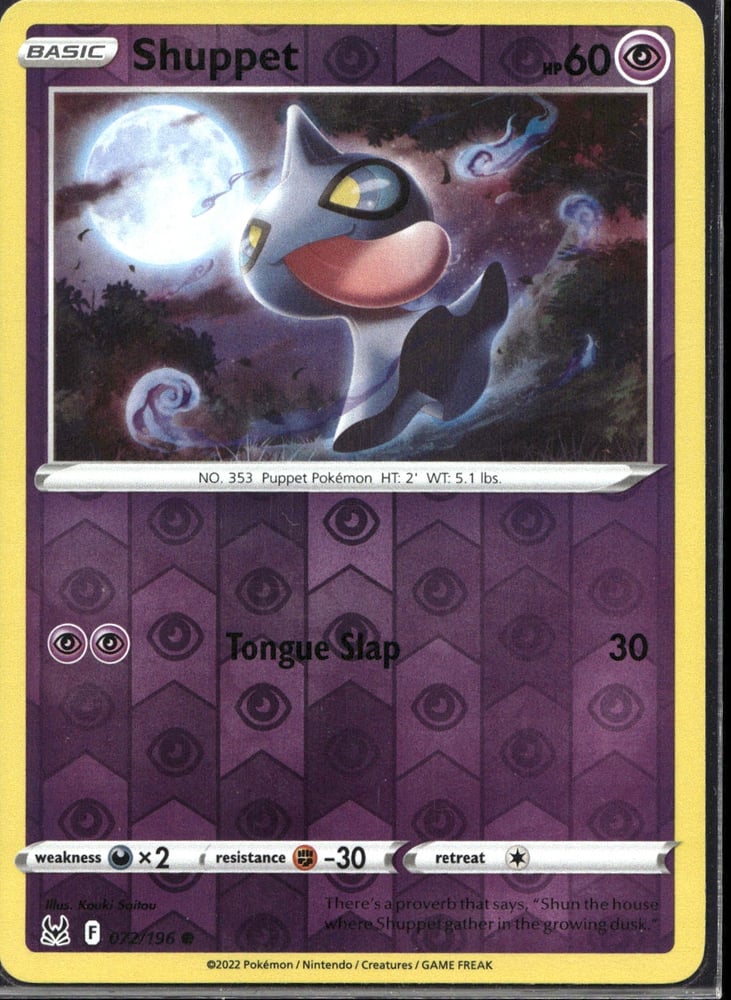 Shuppet - SWSH11 72/196