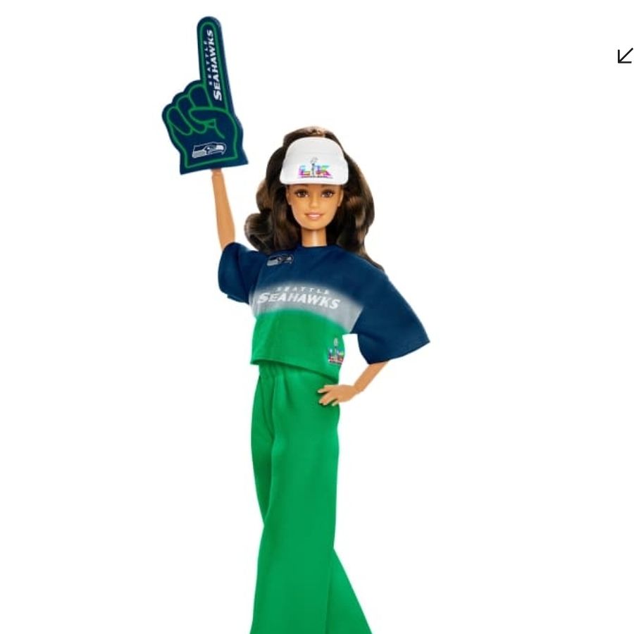 2026 Mattel Creations Barbie Super Bowl LX Seattle Seahawks Doll