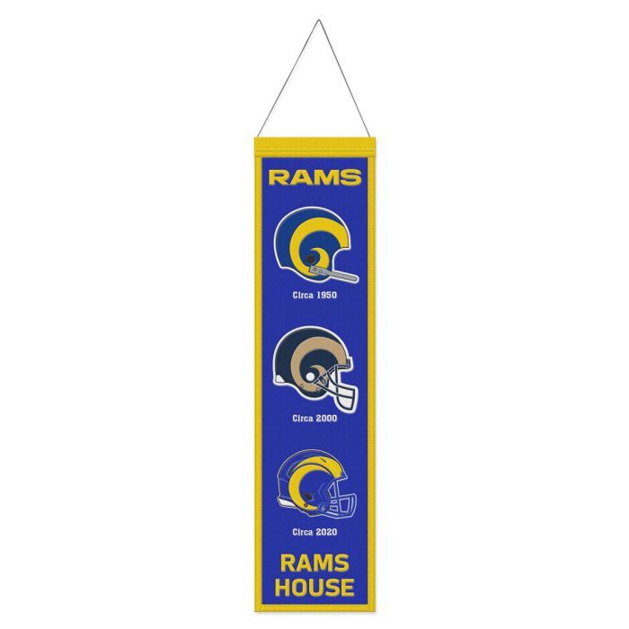 Los Angeles Rams Wool Evolution Banner 8x32"