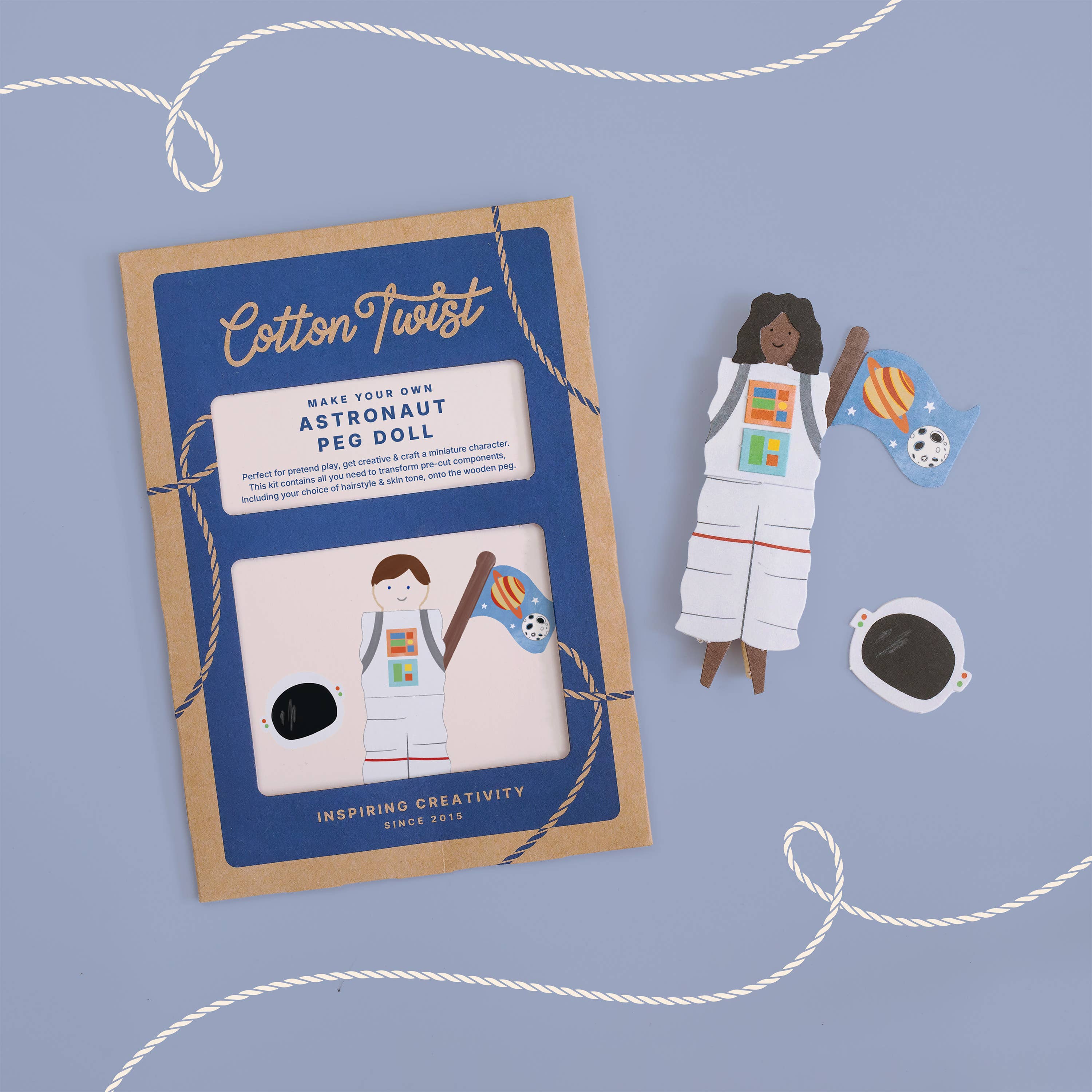 Make Your Own Astronaut Peg Doll