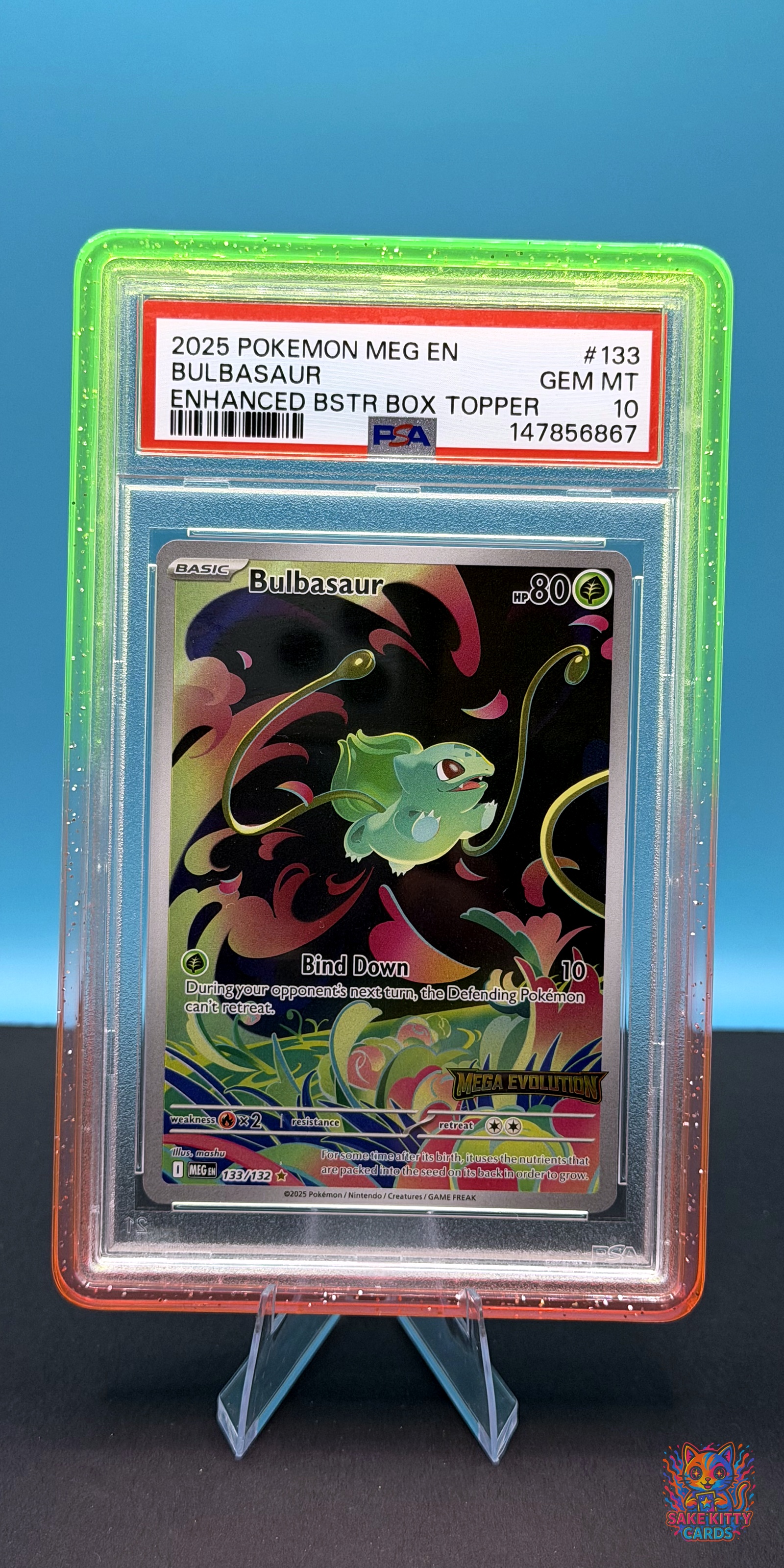 PSA 10 2025 ME01: Mega Evolution Bulbasaur #133/132